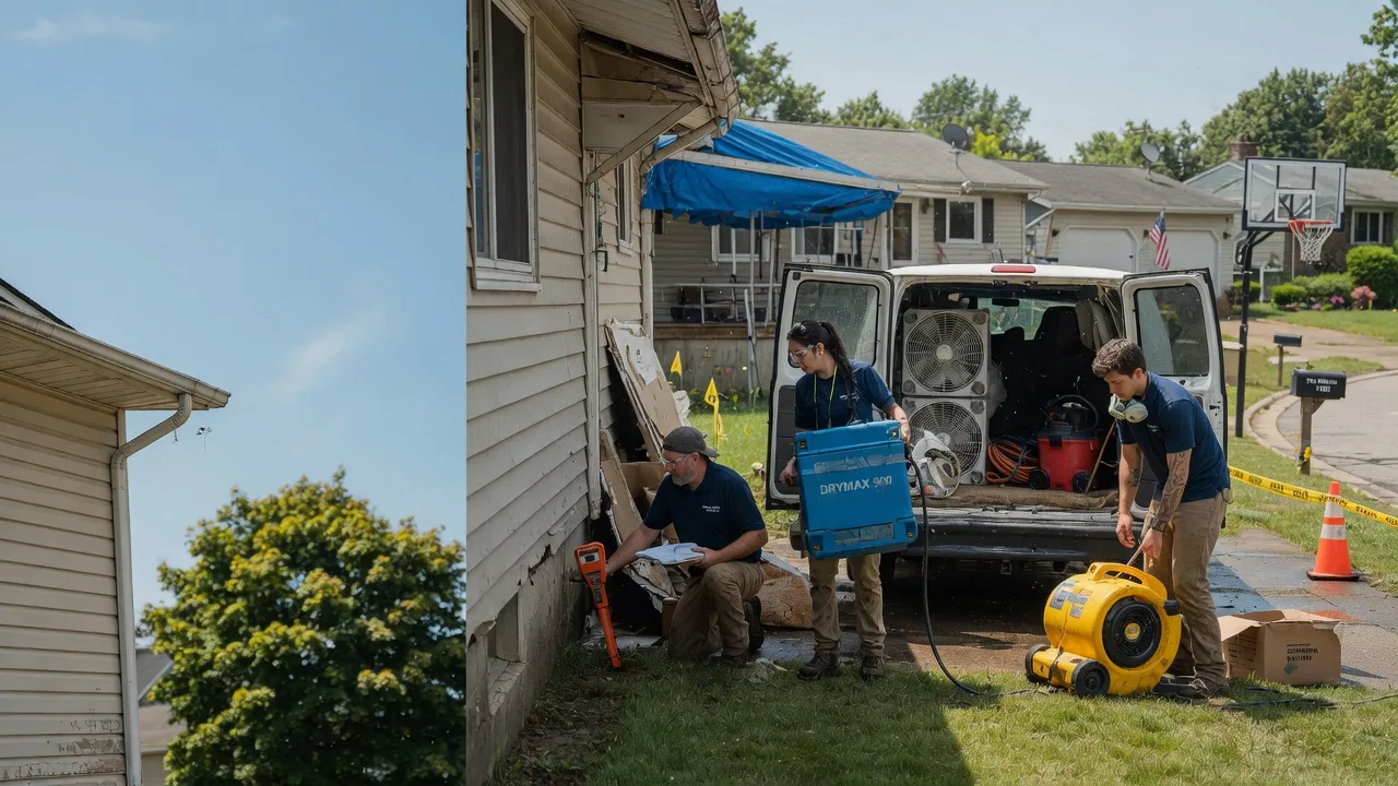 Ceiling Leak Cleanup in Guernsey, IA near me