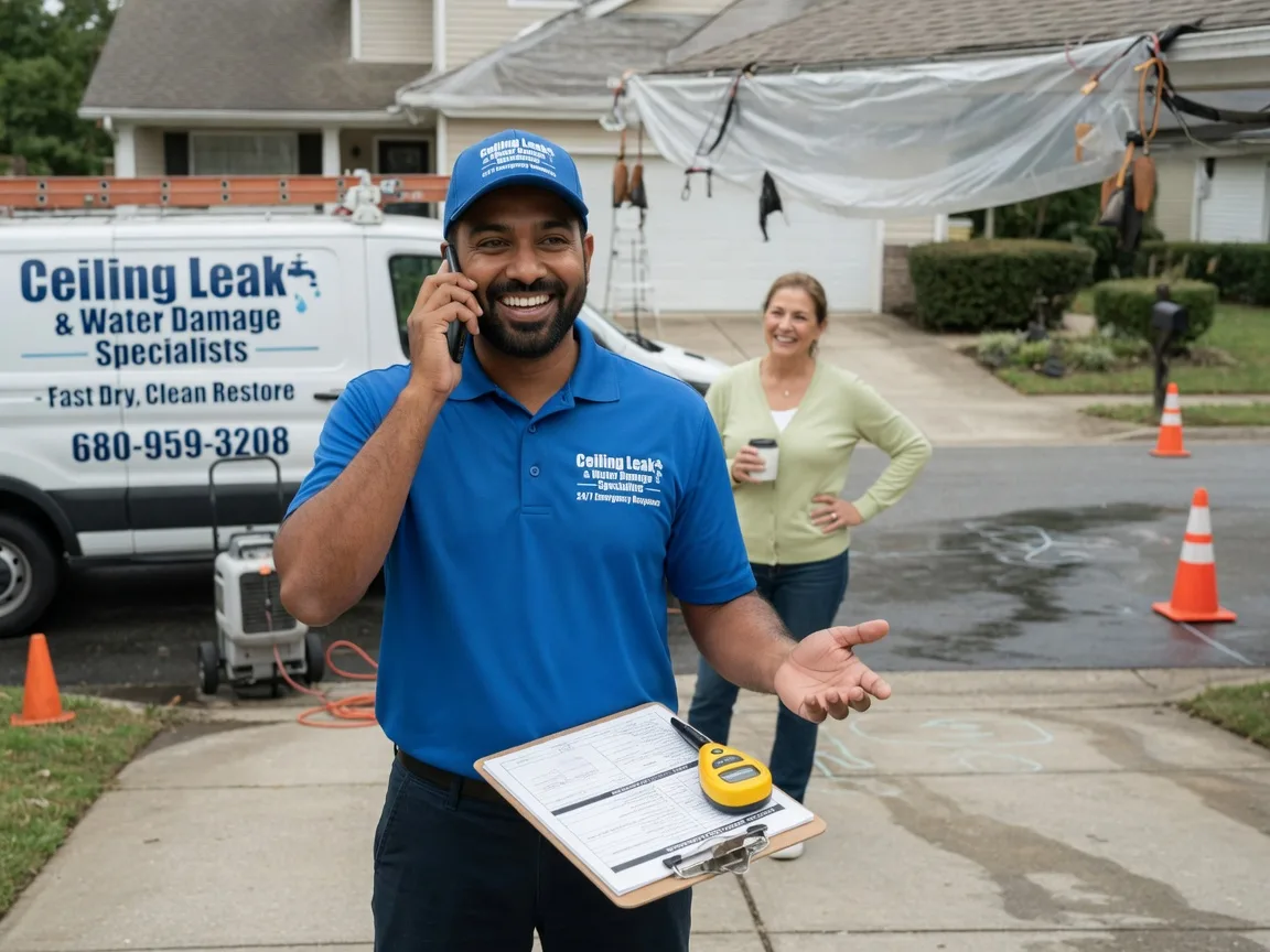 Ceiling Leak Cleanup Guernsey, IA FAQs